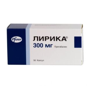 Лирика (Прегабалин, Pregabalin) от Pfizer(Пфайзер) (56таб/300мг)