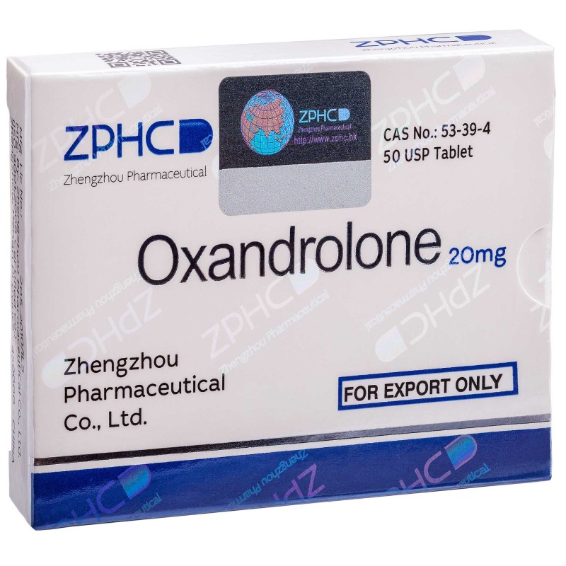 Оксандролон от Zhengzhou Pharmaceutical (50таб/20мг)